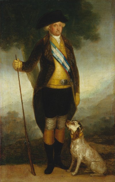 Carlo IV di Spagna come cacciatore da Workshop of Francisco de Goya