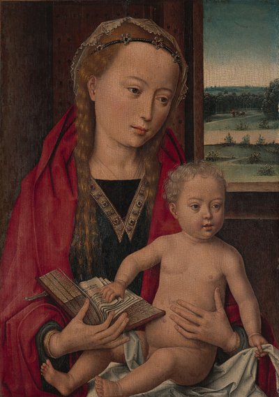 Vergine e Bambino, ca. 1490-94 da Workshop of Hans Memling