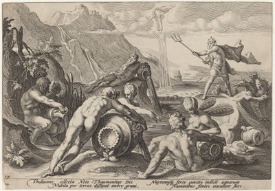 Nettuno che trama la distruzione dell