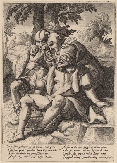 La Saggezza degli Stolti da Workshop of Hendrick Goltzius, after Karel van Mander I