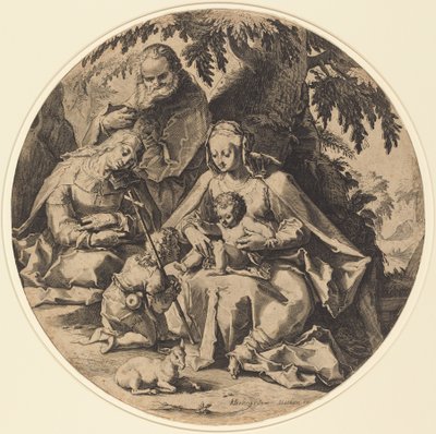 La Sacra Famiglia con Sant