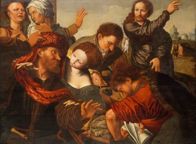 La chiamata di Matteo da Workshop of Jan Sanders van Hemessen