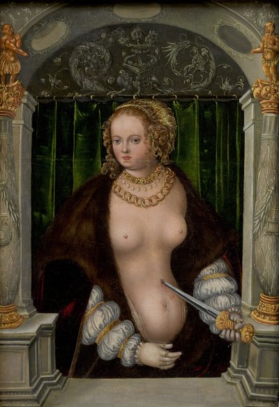 Il suicidio di Lucrezia da workshop of Lucas Cranach the Elder