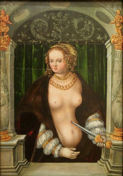 Olandese: Il suicidio di Lucrezia Il suicidio di Lucrezia da workshop of Lucas Cranach the Elder