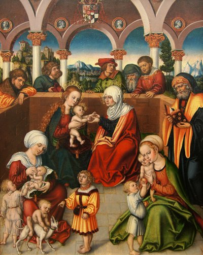 Tedesco: Heilige Sippe La santa parentela da workshop of Lucas Cranach the Elder