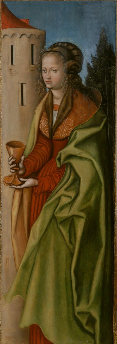 Tedesco: Hl. Barbara St Barbara da workshop of Lucas Cranach the Elder