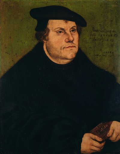 Martin Lutero da workshop of Lucas Cranach the Elder
