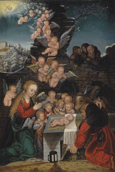 Natività da workshop of Lucas Cranach the Elder