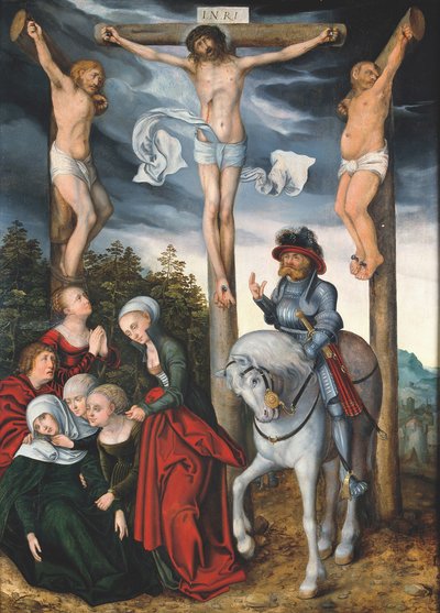 La crocifissione da workshop of Lucas Cranach the Elder