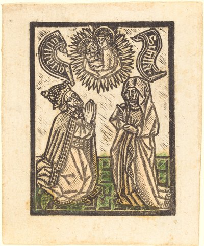 Imperatore Ottaviano e la Sibilla da Workshop of Master of the Aachen Madonna