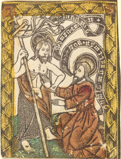 Cristo Appare a San Tommaso da Workshop of Master of the Borders with