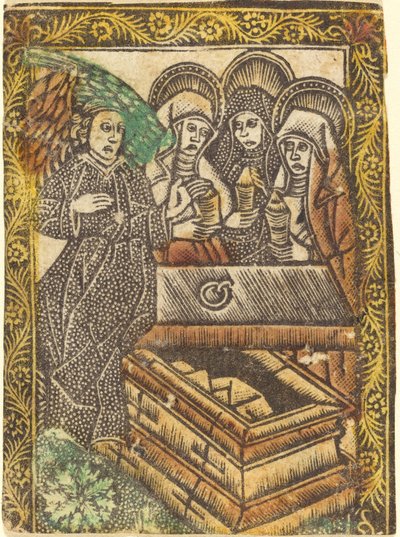 Le tre Marie al sepolcro da Workshop of Master of the Borders with