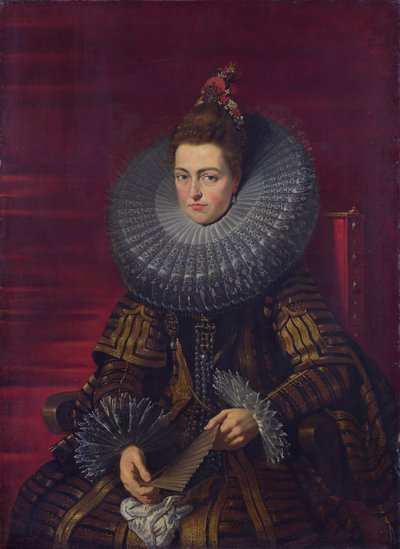 Ritratto di Isabella Clara Eugenia reggente dei Paesi Bassi da Workshop of Peter Paul Rubens
