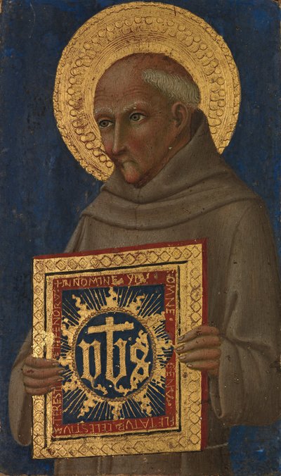 San Bernardino, ca. 1460-70 da Workshop of Sano di Pietro