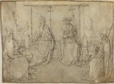 I quattro padri latini della Chiesa da Workshop of Valentijn van Orley