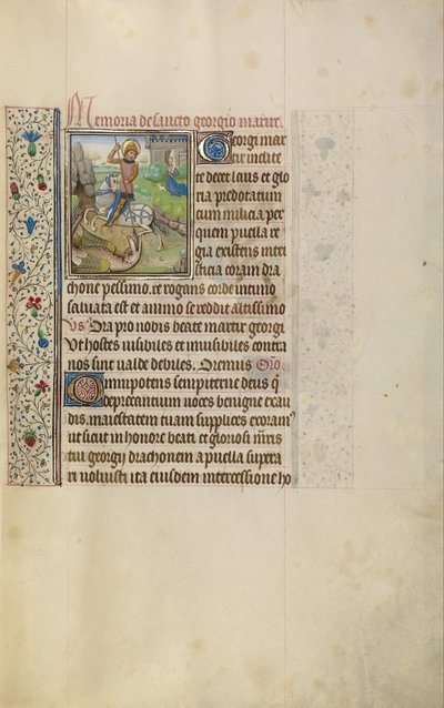 San Giorgio e il Drago da Workshop of Willem Vrelant