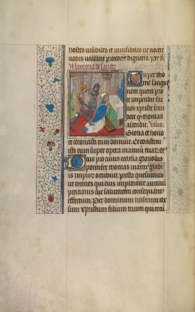 Il Martirio di San Tommaso Becket da Workshop of Willem Vrelant