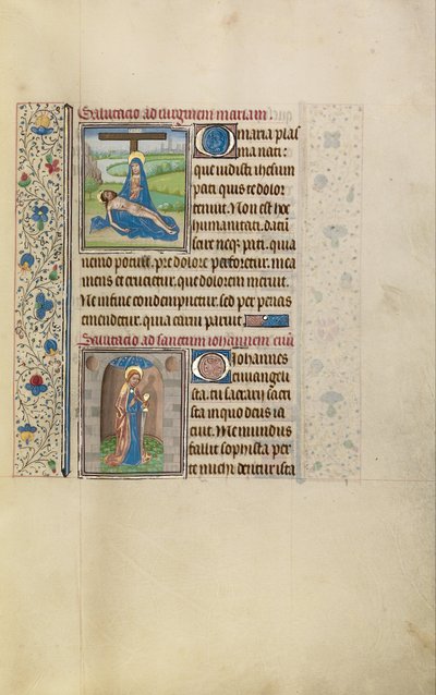 La Pietà; San Giovanni Evangelista da Workshop of Willem Vrelant