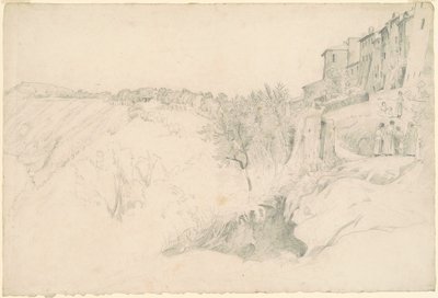 Collina con Case e Figure da Worthington Whittredge