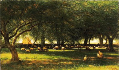 Mezzogiorno nel frutteto da Worthington Whittredge