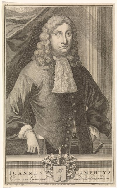Ritratto di Johannes Camphuys, governatore generale delle Indie orientali olandesi da Wouter Jongman