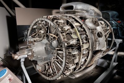 Motore radiale Wright Turbo-Cyclone 18R-3350-TC 972TC18DA2, 2 file, 1952 da Wright Aeronautical