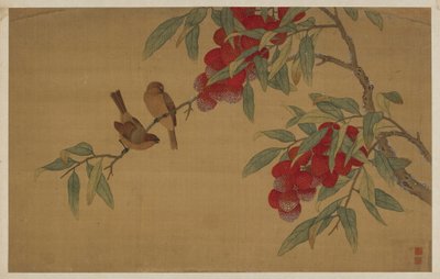 Uccelli e Frutta da Wu Zhang