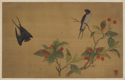 Uccelli e frutta da Wu Zhang