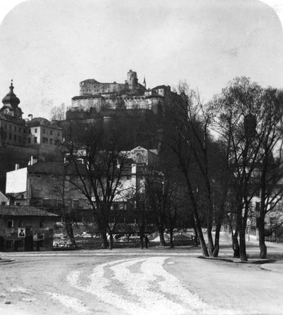 Festung Hohensalzburg, Salisburgo, Austria, c1900s da Wurthle and Sons