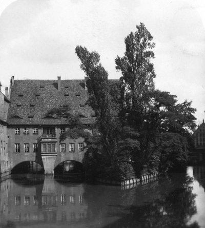 Ospedale dello Spirito Santo, Norimberga, Baviera, Germania, c1900 da Wurthle and Sons