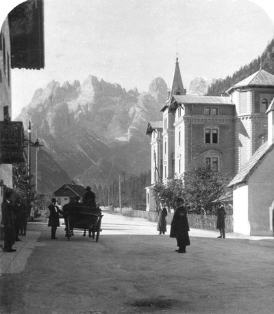 Landro e Monte Cristallo, Tirolo, Italia da Wurthle and Sons
