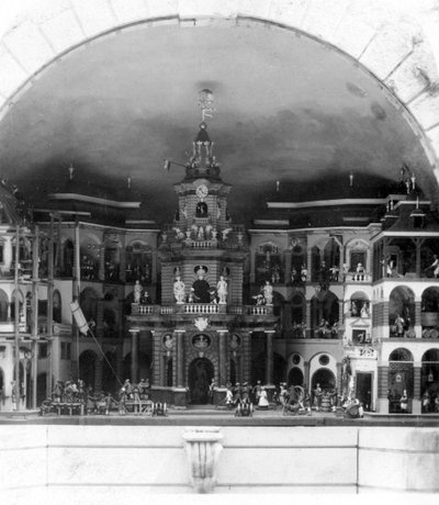 Teatro meccanico, Castello di Hellbrunn, Salisburgo, Austria, c1900 da Wurthle and Sons