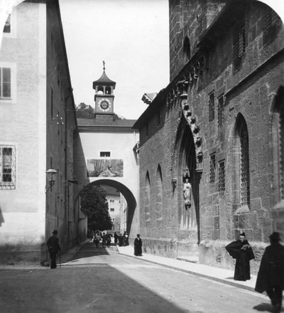 Pfarrkirche Porta, Salisburgo, Austria, c1900s da Wurthle and Sons