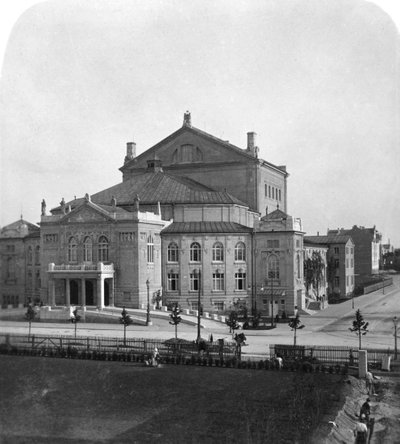 Teatro Prinzregenten, Monaco, Germania, c1900 da Wurthle and Sons