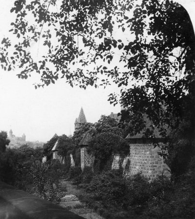 Stadtgraben, Baviera, Germania, c1900s da Wurthle and Sons