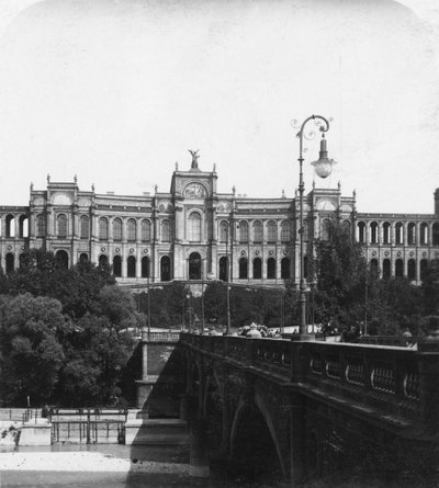 Il Maximilianeum, Monaco di Baviera, Germania, c. 1900 da Wurthle and Sons