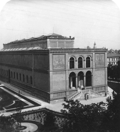 La Neue Pinakothek, Monaco di Baviera, Germania, c1900 da Wurthle and Sons