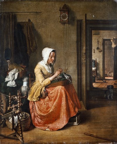 La merlettaia da Wybrand Hendriks