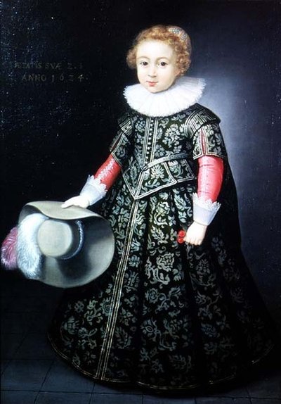 Ritratto di un bambino di due anni e mezzo da Wybrand Simonsz. de Geest