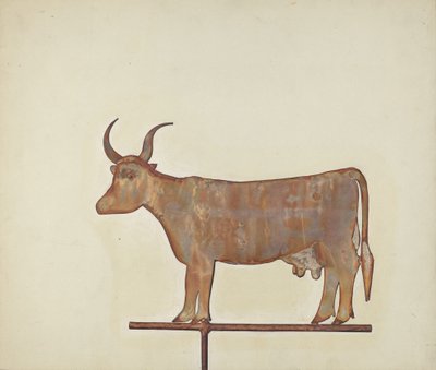 Segnavento a forma di mucca da Wynna Wright