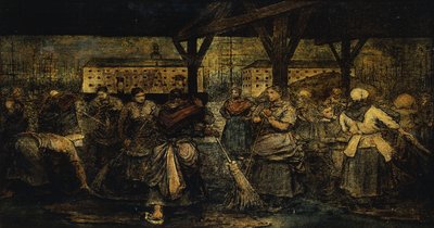 Gli spazzini; Les Balayeuses da Xavier Mellery