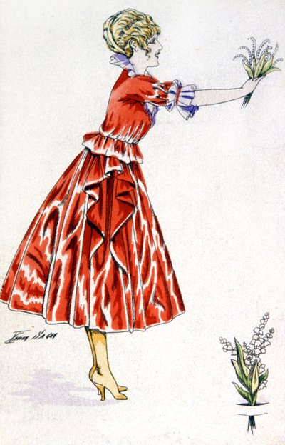 Il mughetto per buona fortuna, c. 1930 da Xavier Sager
