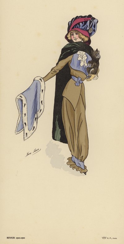 Mode invernali 1910-1911 da Xavier Sager