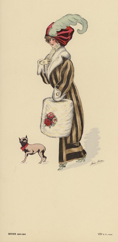 Mode invernali 1910-1911 da Xavier Sager