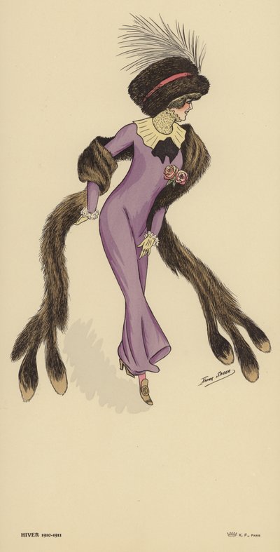 Mode invernali 1910-1911 da Xavier Sager