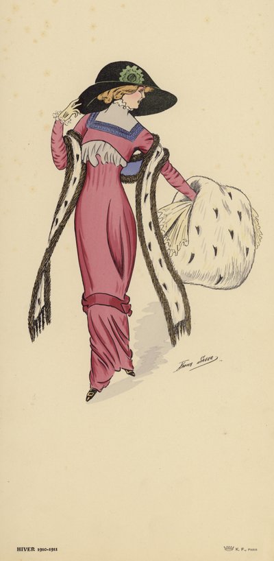 Mode invernali 1910-1911 da Xavier Sager