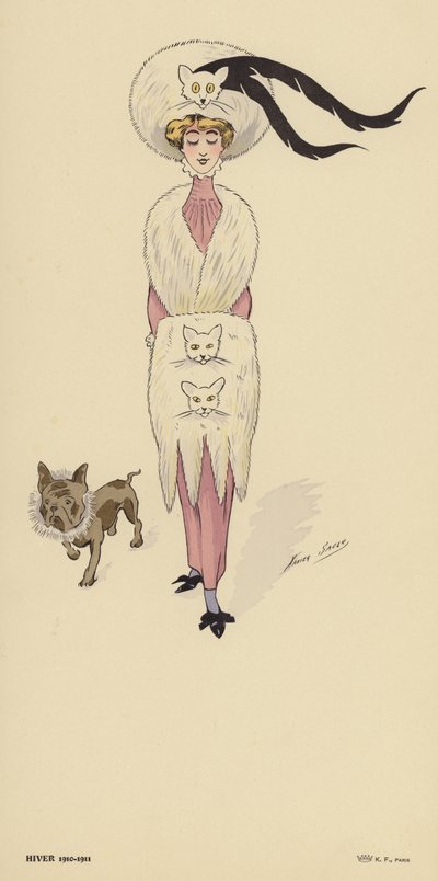 Mode invernali 1910-1911 da Xavier Sager