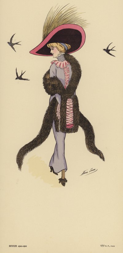 Mode invernali 1910-1911 da Xavier Sager