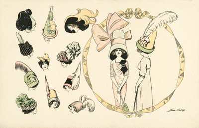 Mode di cappelli da donna da Xavier Sager