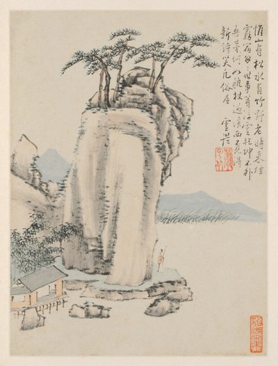 Album di paesaggi stagionali, Foglia G da Xiao Yuncong